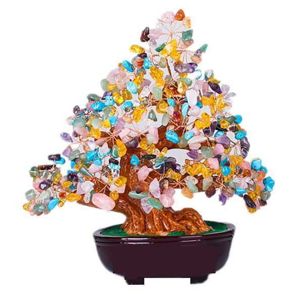 PandaHall Natural Mixed Gemstone Tree Ornaments, Resin Home Display Decorations, Reiki Energy Stone for Healing, 230x120x280mm Mixed Stone...
PandaHall Natural Mixed Gemstone Tree Ornaments, Resin Home Display Decorations, Reiki Energy Stone for Healing, 230x120x280mm Mixed Stone...