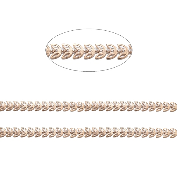 PandaHall Brass Chains, Cobs Chains, with Spool, Soldered, with Leaf Links, Golden, 6x5x0.6mm, about 16.4 Feet(5m)/roll Brass
PandaHall Brass Chains, Cobs Chains, with Spool, Soldered, with Leaf Links, Golden, 6x5x0.6mm, about 16.4 Feet(5m)/roll Brass