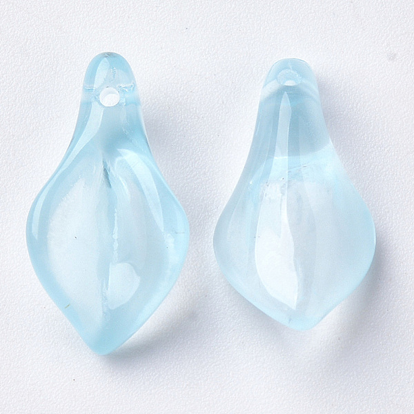 PandaHall Transparent Spray Painted Glass Pendants, Petaline, Light Sky Blue, 20x10.5x6mm, Hole: 1.2mm Glass Petaline Blue
PandaHall Transparent Spray Painted Glass Pendants, Petaline, Light Sky Blue, 20x10.5x6mm, Hole: 1.2mm Glass Petaline Blue