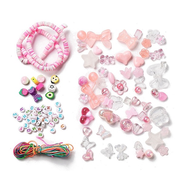PandaHall DIY Candy Color Beaded Pendant Decoration Making Kits, Pink, 6x1.2mm Acrylic Mixed Shapes Pink
PandaHall DIY Candy Color Beaded Pendant Decoration Making Kits, Pink, 6x1.2mm Acrylic Mixed Shapes Pink
