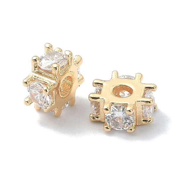 PandaHall Brass Beads, with Glass, Column, Real 18K Gold Plated, 7x7x3mm, Hole: 2mm Brass+Glass Column Clear
PandaHall Brass Beads, with Glass, Column, Real 18K Gold Plated, 7x7x3mm, Hole: 2mm Brass+Glass Column Clear