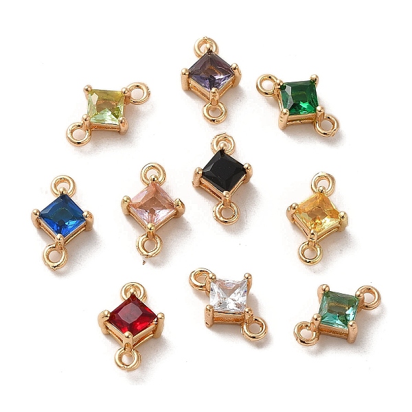 PandaHall Brass Pave Cubic Zirconia Connector Charms, Rhombus Links, Light Gold, Mixed Color, 7x11x4.5mm, Hole: 1.2mm Brass+Cubic Zirconia..., Multicolor
PandaHall Brass Pave Cubic Zirconia Connector Charms, Rhombus Links, Light Gold, Mixed Color, 7x11x4.5mm, Hole: 1.2mm Brass+Cubic Zirconia..., Multicolor