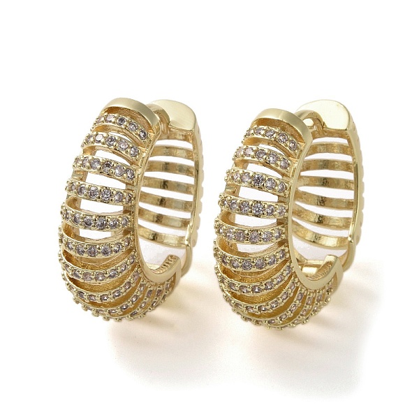 PandaHall Brass Micro Pave Cubic Zirconia Hoop Earrings, Real 16K Gold Plated, 27.5x26mm Cubic Zirconia
PandaHall Brass Micro Pave Cubic Zirconia Hoop Earrings, Real 16K Gold Plated, 27.5x26mm Cubic Zirconia