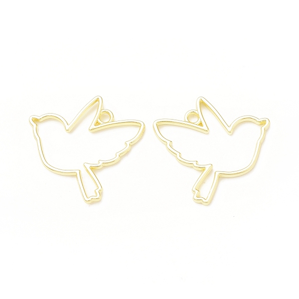 PandaHall Rack Plating Alloy Bird Open Back Bezel Pendants, For DIY UV Resin, Epoxy Resin, Pressed Flower Jewelry, Cadmium Free & Nickel...
PandaHall Rack Plating Alloy Bird Open Back Bezel Pendants, For DIY UV Resin, Epoxy Resin, Pressed Flower Jewelry, Cadmium Free & Nickel...