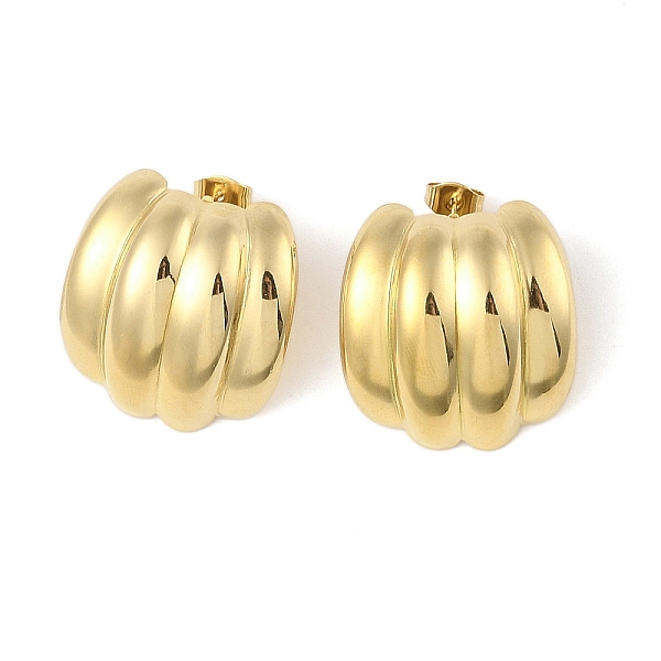 PandaHall Ion Plating(IP) 304 Stainless Steel Stud Earrings for Women, Real 18K Gold Plated, Flat Round, 26.5x25.5mm 304 Stainless Steel...
PandaHall Ion Plating(IP) 304 Stainless Steel Stud Earrings for Women, Real 18K Gold Plated, Flat Round, 26.5x25.5mm 304 Stainless Steel...