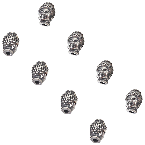 PandaHall UNICRAFTALE 6pcs Buddha's Head Bead Stainless Steel Beads Antique Silver Beads Spacer Beads 3mm Hole Metal Loose Beads Bracelet...
PandaHall UNICRAFTALE 6pcs Buddha's Head Bead Stainless Steel Beads Antique Silver Beads Spacer Beads 3mm Hole Metal Loose Beads Bracelet...
