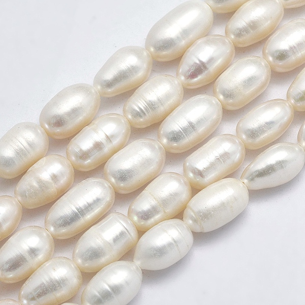 PandaHall Natural Cultured Freshwater Pearl Beads Strands, Oval, Beige, 7~10x5~6mm, Hole: 0.8mm, about 37pcs/strand, 14 inch(35.5cm) Pearl..., Yellow
PandaHall Natural Cultured Freshwater Pearl Beads Strands, Oval, Beige, 7~10x5~6mm, Hole: 0.8mm, about 37pcs/strand, 14 inch(35.5cm) Pearl..., Yellow