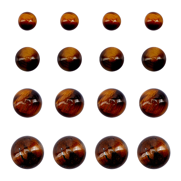 PandaHall SUPERFINDINGS 40PCS 4 Sizes Natural Tiger Eye Stone Flat Back Dome Cabochons Beads for DIY Jewellery Making (No Hole) Tiger Eye...
PandaHall SUPERFINDINGS 40PCS 4 Sizes Natural Tiger Eye Stone Flat Back Dome Cabochons Beads for DIY Jewellery Making (No Hole) Tiger Eye...
