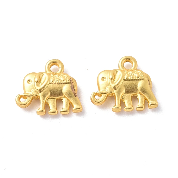 PandaHall Rack Plating Alloy Charms, Cadmium Free & Lead Free & Nickle Free, Elephant Charm, Matte Gold Color, 12x14x3mm, Hole: 1.6mm Alloy...
PandaHall Rack Plating Alloy Charms, Cadmium Free & Lead Free & Nickle Free, Elephant Charm, Matte Gold Color, 12x14x3mm, Hole: 1.6mm Alloy...