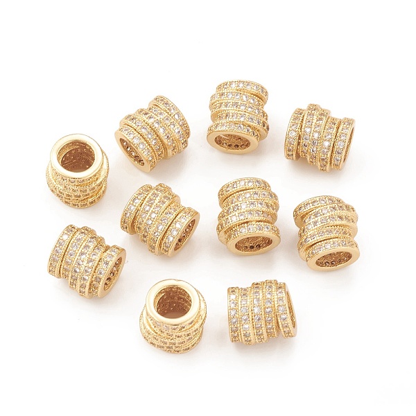 PandaHall Eco-Friendly Rack Plating Brass Micro Pave Cubic Zirconia European Beads, Large Holde Beads, Lead Free & Cadmium Free..., Clear
PandaHall Eco-Friendly Rack Plating Brass Micro Pave Cubic Zirconia European Beads, Large Holde Beads, Lead Free & Cadmium Free..., Clear