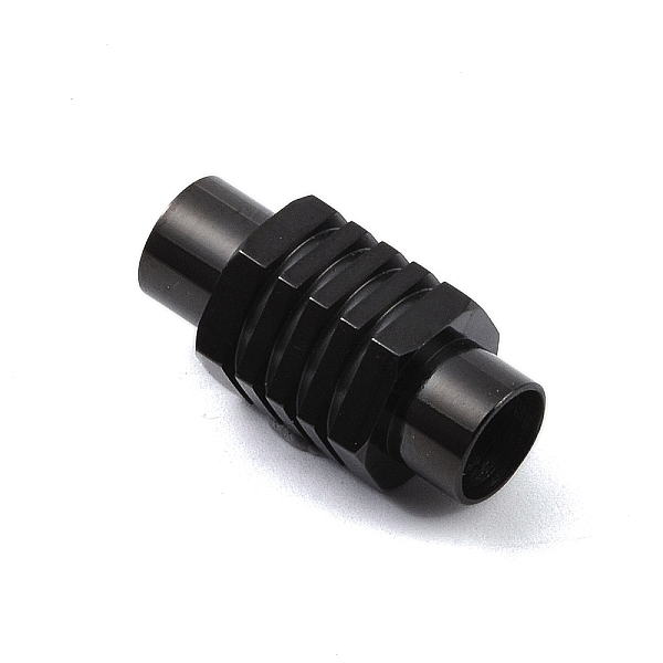 PandaHall 304 Stainless Steel Magnetic Clasps, Hexagon, Black, 21x11x10mm, Hole: 6mm 304 Stainless Steel Hexagon
PandaHall 304 Stainless Steel Magnetic Clasps, Hexagon, Black, 21x11x10mm, Hole: 6mm 304 Stainless Steel Hexagon