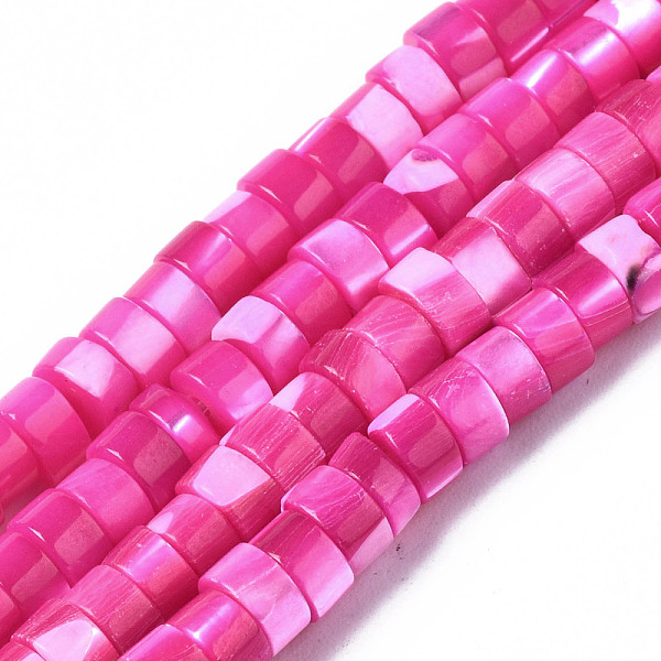 PandaHall Natural Trochus Shell Beads Strands, Dyed, Flat Round/Disc, Heishi Beads, Fuchsia, 4x2mm, Hole: 0.8mm, about 154~160pcs/strand..., Pink
PandaHall Natural Trochus Shell Beads Strands, Dyed, Flat Round/Disc, Heishi Beads, Fuchsia, 4x2mm, Hole: 0.8mm, about 154~160pcs/strand..., Pink