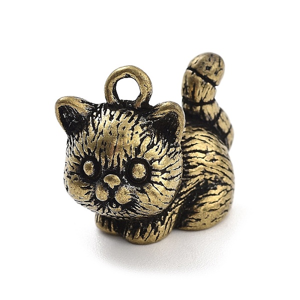 PandaHall Brass Pendants, Cat, Antique Bronze, 17x12x20.5mm, Hole: 2mm Brass Cat Shape
PandaHall Brass Pendants, Cat, Antique Bronze, 17x12x20.5mm, Hole: 2mm Brass Cat Shape
