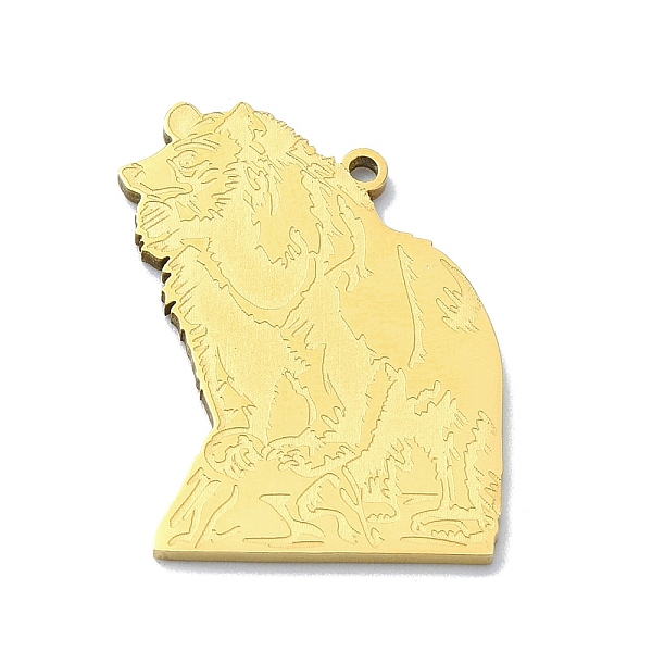 PandaHall 201 Stainless Steel Pendants, Laser Cut, Andean Bear Charm, Golden, 28x29x1mm, Hole: 1.5mm 201 Stainless Steel Bear
PandaHall 201 Stainless Steel Pendants, Laser Cut, Andean Bear Charm, Golden, 28x29x1mm, Hole: 1.5mm 201 Stainless Steel Bear