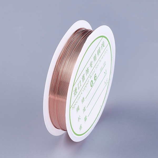 PandaHall Round Copper Wire for Jewelry Making, Raw(Unplated), 22 Gauge, 0.6mm, 5m/roll Copper Round
PandaHall Round Copper Wire for Jewelry Making, Raw(Unplated), 22 Gauge, 0.6mm, 5m/roll Copper Round