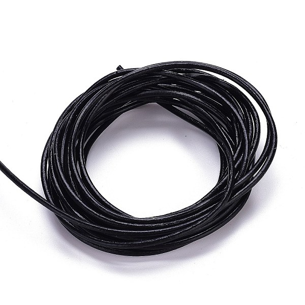 PandaHall Cowhide Leather Cord, Leather Jewelry Cord, Jewelry DIY Making Material, Round, Dyed, Black, 2mm Cowhide Black
PandaHall Cowhide Leather Cord, Leather Jewelry Cord, Jewelry DIY Making Material, Round, Dyed, Black, 2mm Cowhide Black