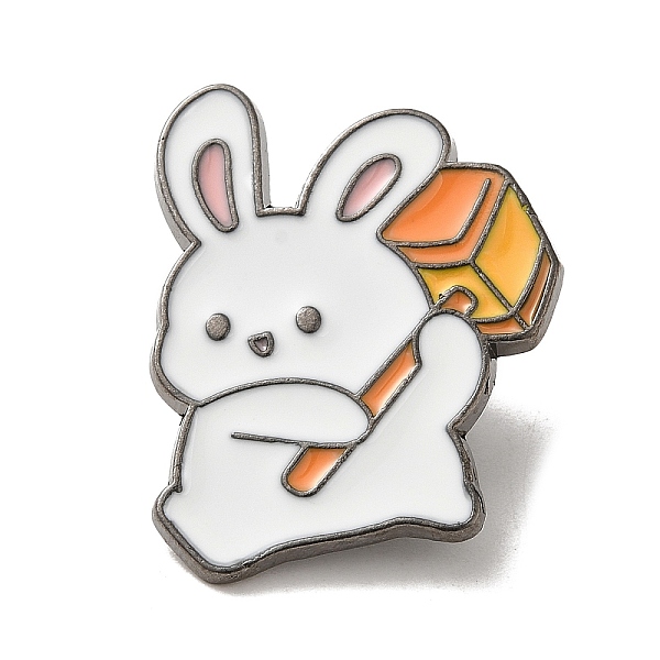 PandaHall Animal with Hammer Enamel Pins, Gunmetal Plated Alloy Badge for Backpack Clothes, Rabbit, 28x22x1.5mm Alloy+Enamel Rabbit
PandaHall Animal with Hammer Enamel Pins, Gunmetal Plated Alloy Badge for Backpack Clothes, Rabbit, 28x22x1.5mm Alloy+Enamel Rabbit