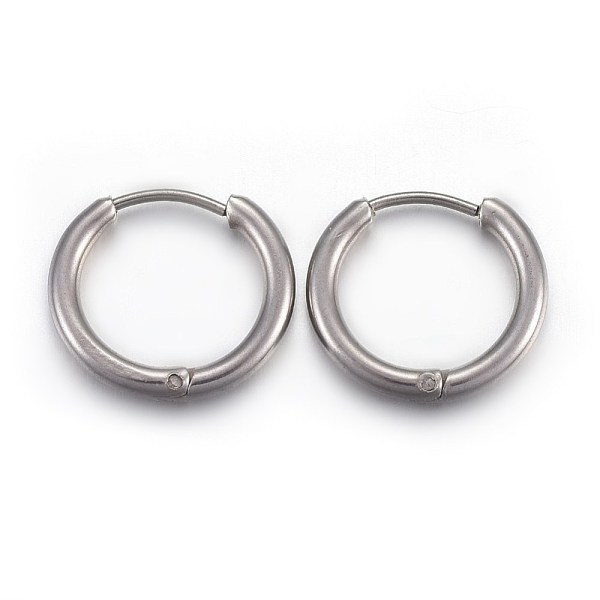PandaHall 202 Stainless Steel Huggie Hoop Earrings, Hypoallergenic Earrings, with 316 Stainless Steel Pin, Stainless Steel Color, 12 Gauge...
PandaHall 202 Stainless Steel Huggie Hoop Earrings, Hypoallergenic Earrings, with 316 Stainless Steel Pin, Stainless Steel Color, 12 Gauge...