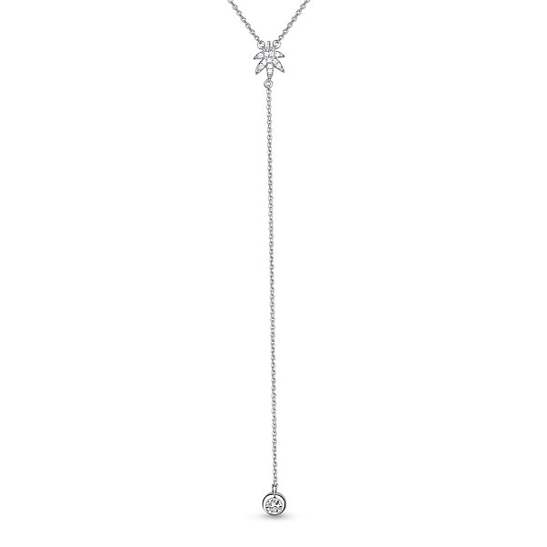 PandaHall TINYSAND Leaf Design CZ 925 Sterling Silver Cascading Pendant Necklaces, Silver, 20.18 inch Cubic Zirconia
PandaHall TINYSAND Leaf Design CZ 925 Sterling Silver Cascading Pendant Necklaces, Silver, 20.18 inch Cubic Zirconia