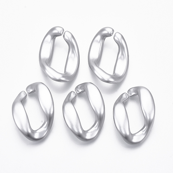 PandaHall Spray Painted CCB Plastic Linking Rings, Quick Link Connectors, For Jewelry Curb Chains Making, Twist, Silver, 38.5x26x8mm, Inner...
PandaHall Spray Painted CCB Plastic Linking Rings, Quick Link Connectors, For Jewelry Curb Chains Making, Twist, Silver, 38.5x26x8mm, Inner...
