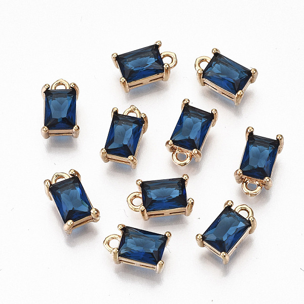 PandaHall Brass Glass Rhinestone Pendants, Long-Lasting Plated, Cadmium Free & Lead Free, Rectangle, Light Gold, Sapphire, 10x6x4.5mm, Hole..., Blue
PandaHall Brass Glass Rhinestone Pendants, Long-Lasting Plated, Cadmium Free & Lead Free, Rectangle, Light Gold, Sapphire, 10x6x4.5mm, Hole..., Blue