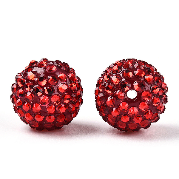 PandaHall Transparent Resin Rhinestone Graduated Beads, with Acrylic Round Beads Inside, Crimson, 20mm, Hole: 2~2.5mm Resin+Rhinestone Round..., Pink
PandaHall Transparent Resin Rhinestone Graduated Beads, with Acrylic Round Beads Inside, Crimson, 20mm, Hole: 2~2.5mm Resin+Rhinestone Round..., Pink