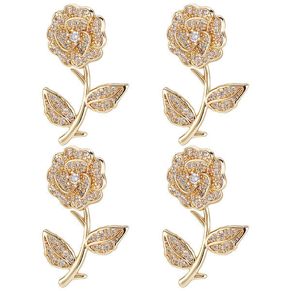 PandaHall Beebeecraft 5Pcs/Box Rose Flower Charms Cubic Zirconia Rose Floral for Valentine s Day Mother's Day DIY Craft Keychain Necklace..., Clear
PandaHall Beebeecraft 5Pcs/Box Rose Flower Charms Cubic Zirconia Rose Floral for Valentine s Day Mother's Day DIY Craft Keychain Necklace..., Clear