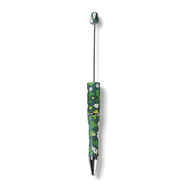 PandaHall Clover Pattern Plastic Beadable Pens, Ball-Point Pen, for DIY Personalized Pen with Jewelry Bead, Dark Slate Gray, 150x11.5mm, Pin...
PandaHall Clover Pattern Plastic Beadable Pens, Ball-Point Pen, for DIY Personalized Pen with Jewelry Bead, Dark Slate Gray, 150x11.5mm, Pin...