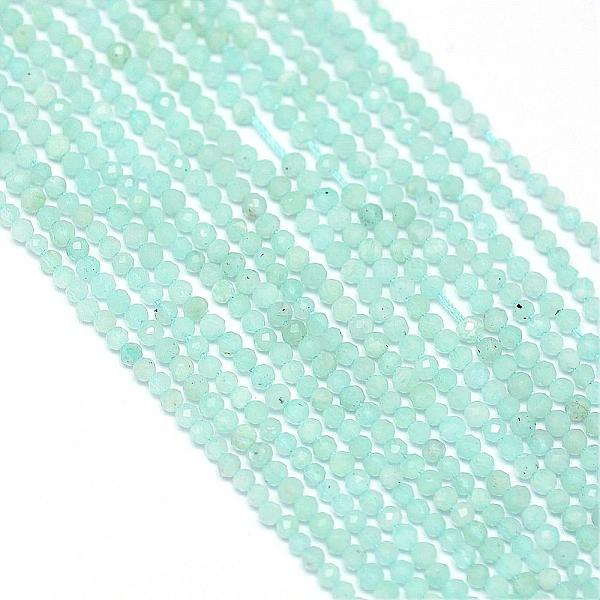 PandaHall Natural Amazonite Bead Strands, Faceted, Round, 2mm, Hole: 0.5mm, about 170~180pcs/strand, 12.9 inch~13.3 inch(330~340mm)...
PandaHall Natural Amazonite Bead Strands, Faceted, Round, 2mm, Hole: 0.5mm, about 170~180pcs/strand, 12.9 inch~13.3 inch(330~340mm)...