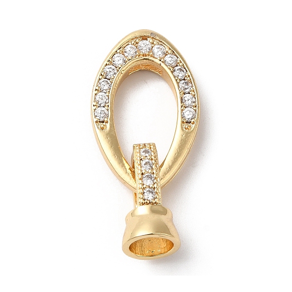 PandaHall Brass Micro Pave Clear Cubic Zirconia Fold Over Clasp, Oval, Clear, 25mm, Inner Diameter: 4.5mm Brass+Cubic Zirconia Oval Clear
PandaHall Brass Micro Pave Clear Cubic Zirconia Fold Over Clasp, Oval, Clear, 25mm, Inner Diameter: 4.5mm Brass+Cubic Zirconia Oval Clear