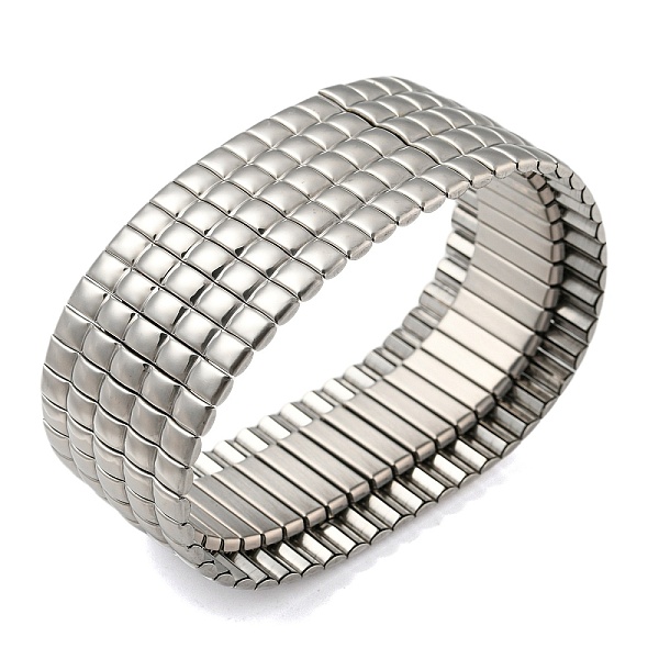PandaHall 304 Stainless Steel Link Chain Bracelet, Wide Stretch Bracelet, Stainless Steel Color, Inner Diameter: 2-5/8 inch(6.6cm), Wide...
PandaHall 304 Stainless Steel Link Chain Bracelet, Wide Stretch Bracelet, Stainless Steel Color, Inner Diameter: 2-5/8 inch(6.6cm), Wide...