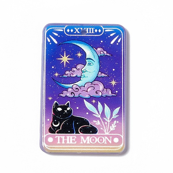 PandaHall Printed Acrylic Pendants, Rectangle with Tarot Pattern Charm, Blue Violet, 43x27.5x2.4mm, Hole: 1.8mm Acrylic Tarot
PandaHall Printed Acrylic Pendants, Rectangle with Tarot Pattern Charm, Blue Violet, 43x27.5x2.4mm, Hole: 1.8mm Acrylic Tarot