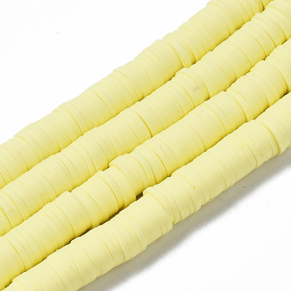 PandaHall Handmade Polymer Clay Beads Strands, for DIY Jewelry Crafts Supplies, Heishi Beads, Disc/Flat Round, Champagne Yellow, 8x0.5~1mm...
PandaHall Handmade Polymer Clay Beads Strands, for DIY Jewelry Crafts Supplies, Heishi Beads, Disc/Flat Round, Champagne Yellow, 8x0.5~1mm...