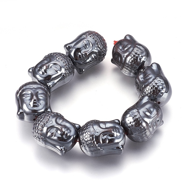 PandaHall Non-magnetic Synthetic Hematite Bead Strands, Buddha, Original Color, 25x20x18~19mm, Hole: 2mm, about 8pcs/strand, 7.8 inch(20cm)...
PandaHall Non-magnetic Synthetic Hematite Bead Strands, Buddha, Original Color, 25x20x18~19mm, Hole: 2mm, about 8pcs/strand, 7.8 inch(20cm)...