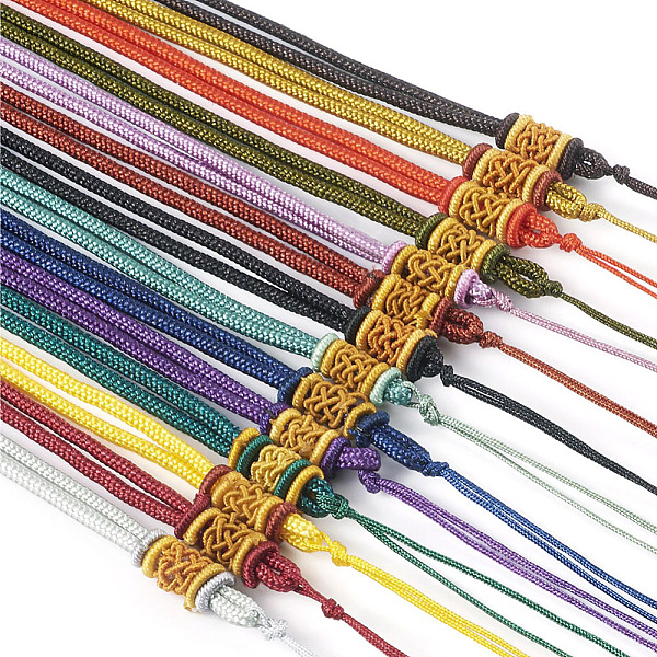 PandaHall 14Pcs 14 Colors Nylon Cord Braided Necklace Making, Mixed Color, 26 inch(66cm), 1pc/color Nylon Multicolor
PandaHall 14Pcs 14 Colors Nylon Cord Braided Necklace Making, Mixed Color, 26 inch(66cm), 1pc/color Nylon Multicolor