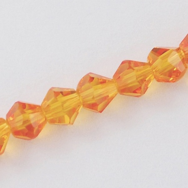 PandaHall Orange Glass Bicone Beads Strands, Faceted, 6x6mm, Hole: 1.2mm, about 47~48pcs/strand, 10.24 inch~10.43 inch(26~26.5cm) Glass...
PandaHall Orange Glass Bicone Beads Strands, Faceted, 6x6mm, Hole: 1.2mm, about 47~48pcs/strand, 10.24 inch~10.43 inch(26~26.5cm) Glass...