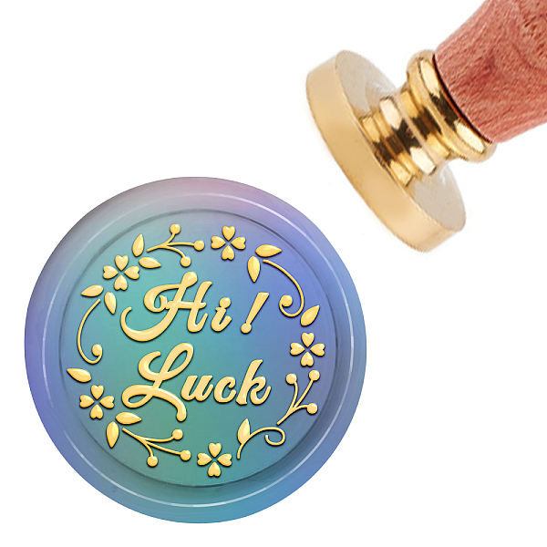 PandaHall CRASPIRE Wax Seal Stamp Hi Luck Sealing Wax Stamp 30mm Removable Brass Head Sealing Stamp with Wooden Handle for Birthday...
PandaHall CRASPIRE Wax Seal Stamp Hi Luck Sealing Wax Stamp 30mm Removable Brass Head Sealing Stamp with Wooden Handle for Birthday...