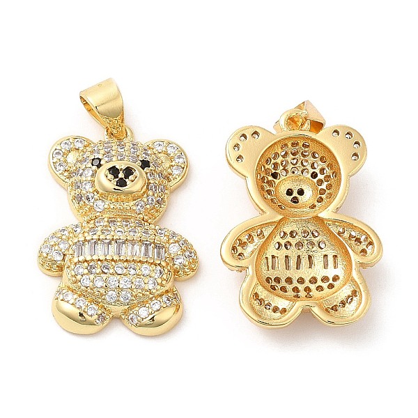 PandaHall Eco-Friendly Brass Micro Pave Cubic Zirconia Pendants, Lead Free & Cadmium Free, Bear, Real 18K Gold Plated, 22.5x15.5x5mm, Hole..., Clear
PandaHall Eco-Friendly Brass Micro Pave Cubic Zirconia Pendants, Lead Free & Cadmium Free, Bear, Real 18K Gold Plated, 22.5x15.5x5mm, Hole..., Clear