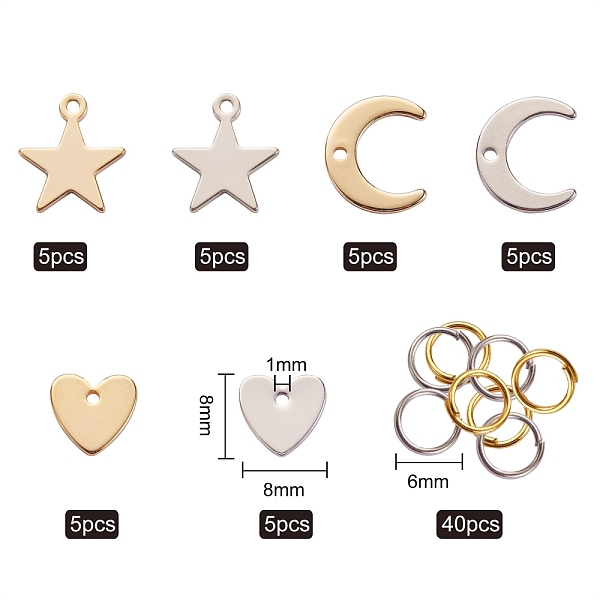 PandaHall Brass Pendant, Long-Lasting Plated, Nickel Free, Real Gold Plated, Double Horn/Crescent Moon, Golden & Silver, 9.8x11x0.7mm, Hole...
PandaHall Brass Pendant, Long-Lasting Plated, Nickel Free, Real Gold Plated, Double Horn/Crescent Moon, Golden & Silver, 9.8x11x0.7mm, Hole...