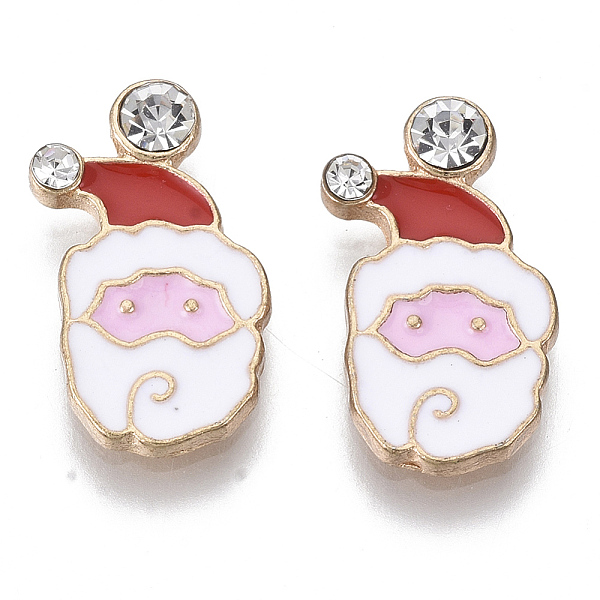 PandaHall Alloy Enamel Cabochons, with Crystal Rhinestone, for Christmas, Santa Claus, Colorful, Light Gold, 17x9x3mm Alloy+Enamel Human..., Clear
PandaHall Alloy Enamel Cabochons, with Crystal Rhinestone, for Christmas, Santa Claus, Colorful, Light Gold, 17x9x3mm Alloy+Enamel Human..., Clear