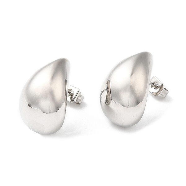 PandaHall Rack Plating Brass Teardrop Stud Earrings, Platinum, 18x11.5mm Brass Teardrop
PandaHall Rack Plating Brass Teardrop Stud Earrings, Platinum, 18x11.5mm Brass Teardrop