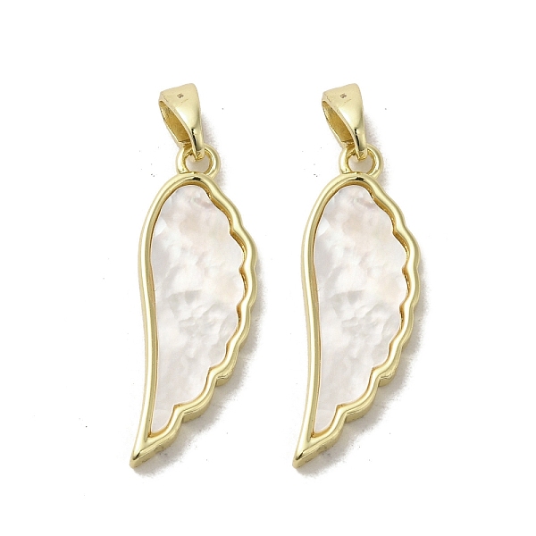 PandaHall Brass Pave Shell Pendants, Geometric Charms, Real 18K Gold Plated, Wing, 25.5x8.5x2mm, Hole: 3x5mm Shell Wing
PandaHall Brass Pave Shell Pendants, Geometric Charms, Real 18K Gold Plated, Wing, 25.5x8.5x2mm, Hole: 3x5mm Shell Wing