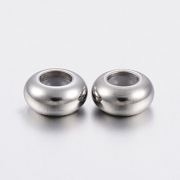 PandaHall 202 Stainless Steel Beads, with Plastic, Slider Beads, Stopper Beads, Rondelle, Stainless Steel Color, 9x4.5mm, Hole: 3mm 304...
PandaHall 202 Stainless Steel Beads, with Plastic, Slider Beads, Stopper Beads, Rondelle, Stainless Steel Color, 9x4.5mm, Hole: 3mm 304...