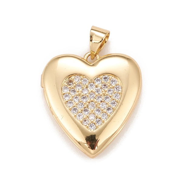 PandaHall Brass Micro Pave Cubic Zirconia Locket Pendants, Photo Frame Charms for Necklaces, Real 18K Gold Plated, Lead Free & Cadmium Free..., Clear
PandaHall Brass Micro Pave Cubic Zirconia Locket Pendants, Photo Frame Charms for Necklaces, Real 18K Gold Plated, Lead Free & Cadmium Free..., Clear