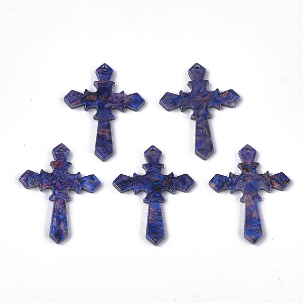 PandaHall Cellulose Acetate(Resin) Pendants, Cross, DarkSlate Blue, 34.5x26.5x2.5mm, Hole: 1.4mm Cellulose Acetate Cross Blue
PandaHall Cellulose Acetate(Resin) Pendants, Cross, DarkSlate Blue, 34.5x26.5x2.5mm, Hole: 1.4mm Cellulose Acetate Cross Blue