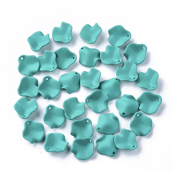 PandaHall Spray Painted Acrylic Pendants, Rubberized Style, Petal, Light Sea Green, 16x15x5~6mm, Hole: 1.4mm Acrylic Others Green
PandaHall Spray Painted Acrylic Pendants, Rubberized Style, Petal, Light Sea Green, 16x15x5~6mm, Hole: 1.4mm Acrylic Others Green