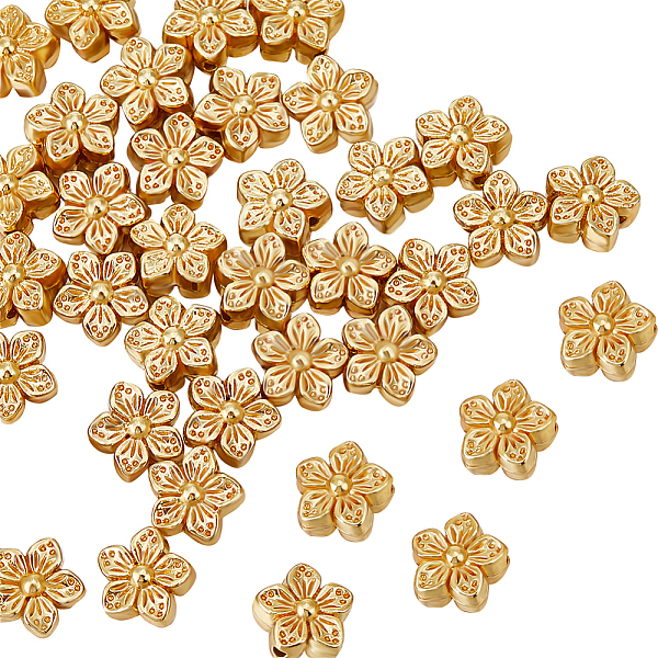 PandaHall Beebeecraft 1 Box 50Pcs Flower Beads 18K Gold Plated Brass Loose Beads 0.5mm Hole Flower Spacer Beads Loose Beads Findings for DIY...
PandaHall Beebeecraft 1 Box 50Pcs Flower Beads 18K Gold Plated Brass Loose Beads 0.5mm Hole Flower Spacer Beads Loose Beads Findings for DIY...