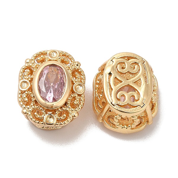 PandaHall Brass with Glass Multi-Strand Links, Hollow Oval, Real 18K Gold Plated, Pink, 11.5x9.5x7mm, Hole: 1.8mm Brass Oval Pink
PandaHall Brass with Glass Multi-Strand Links, Hollow Oval, Real 18K Gold Plated, Pink, 11.5x9.5x7mm, Hole: 1.8mm Brass Oval Pink
