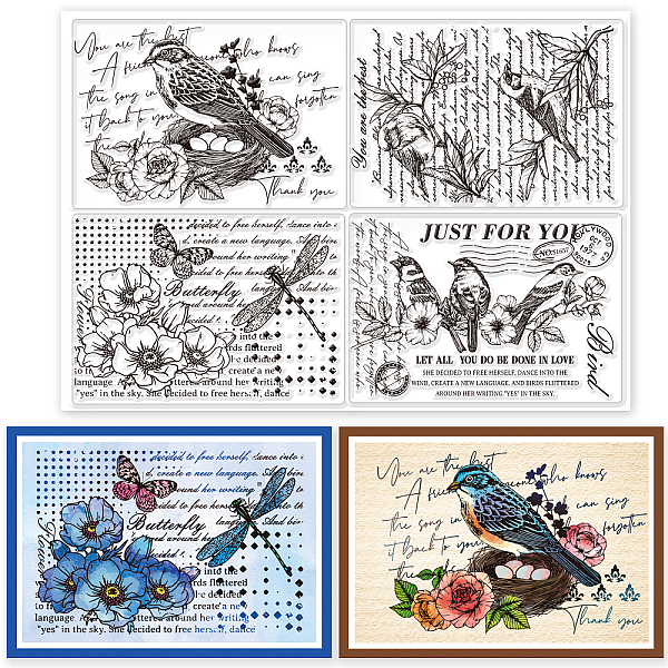 PandaHall PVC Stamps, for DIY Scrapbooking, Photo Album Decorative, Cards Making, Stamp Sheets, Film Frame, Bird, 21x14.8x0.3cm Plastic Bird
PandaHall PVC Stamps, for DIY Scrapbooking, Photo Album Decorative, Cards Making, Stamp Sheets, Film Frame, Bird, 21x14.8x0.3cm Plastic Bird