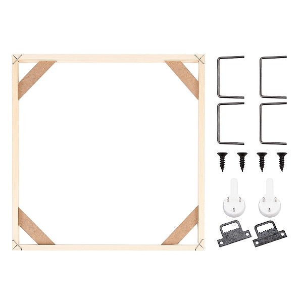 PandaHall DIY Solid Wood Canvas Frame Kit, Wooden Art Frames, for Oil Painting & Wall Art, with Wood Stretcher Bars, Black, 402x23x11.5mm...
PandaHall DIY Solid Wood Canvas Frame Kit, Wooden Art Frames, for Oil Painting & Wall Art, with Wood Stretcher Bars, Black, 402x23x11.5mm...